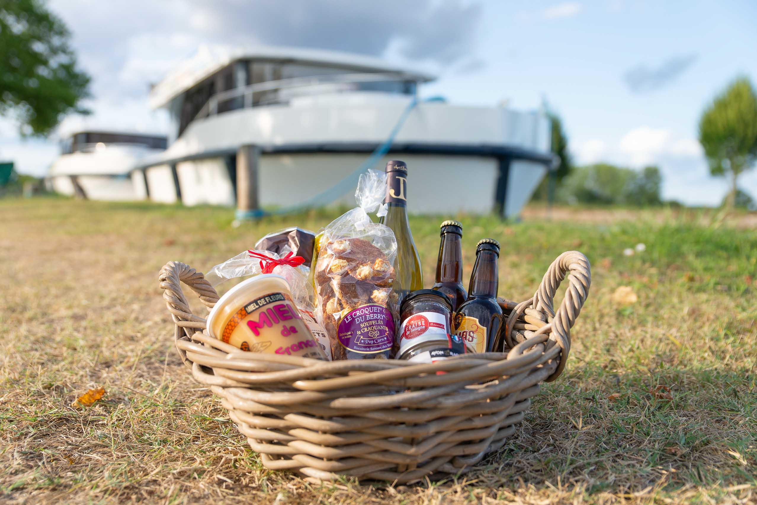 Picknick Bourgogne vaartocht